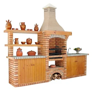Barbecue en Briques avec évier CE8040F