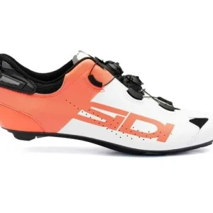 SAPATOS ESTRADA SIDI SHOT 2S BRANCO / LARANJA