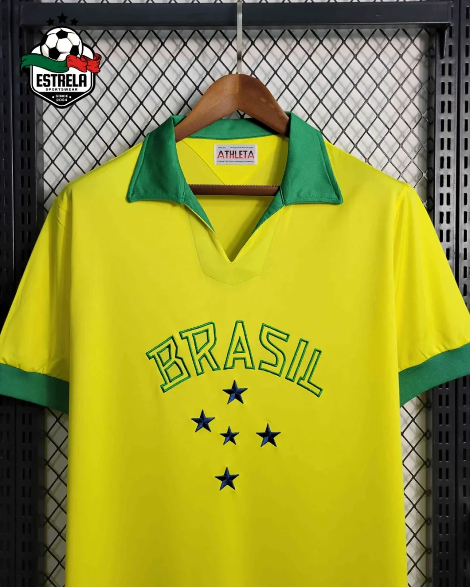 Camisola Retrô Brasil Home 1958 - Image 4