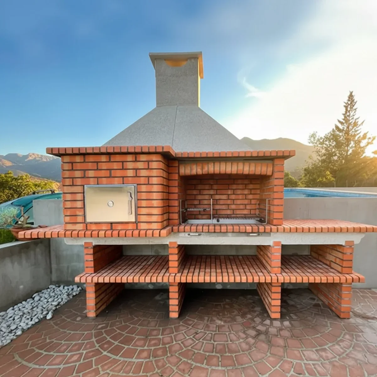Churrasqueira com Forno a Lenha e Lava-loiça AV5900F - Image 3