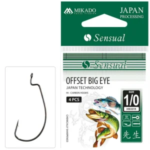 Anzóis Mikado Sensual Offset Big Eye 3/0