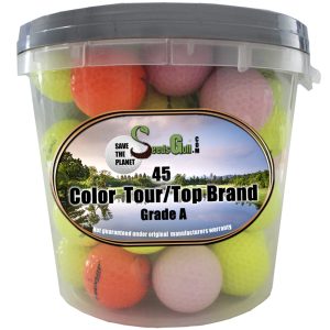 Balde com 45 bolas Color Tour/Top Brand