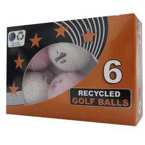 Pack com 6 bolas recicladas Cristal Mix