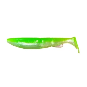 Swimbait Vinil Alpha Hacker 5 Ghost Electric Lime