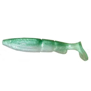 Swimbait Vinil Alpha Hacker 5 Glitter verde