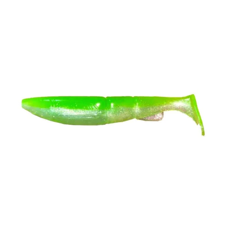 Swimbait Vinil Alpha Hacker 8 Ghost Electric Lime - Image 2