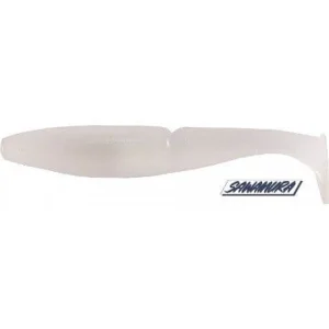 Vinil Sawamura Um para cima Shad 7 - 148 mm Glow White 079