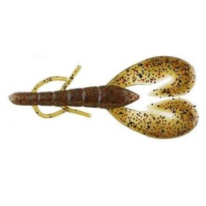 Vinil Zoom Super Speed Craw 100 mm Green Pumpking Vermelho